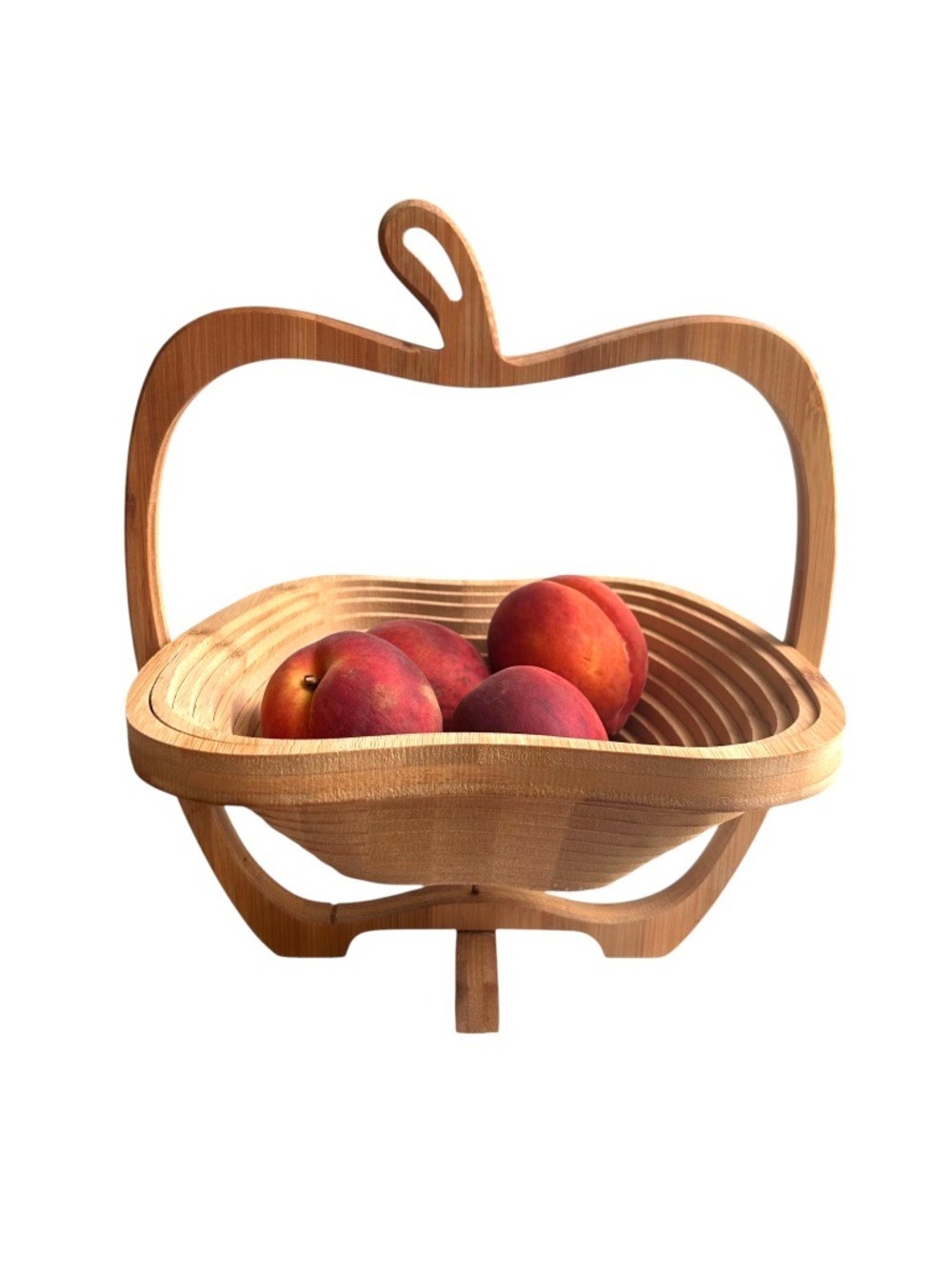 Bonnie & Pop New York Collapsible Wooden Fruit Basket NWOT